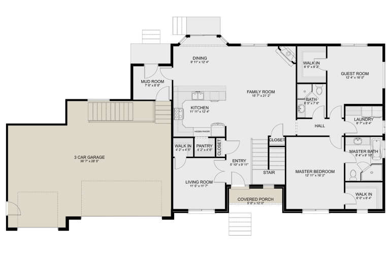 House Plan House Plan #27368 Drawing 1