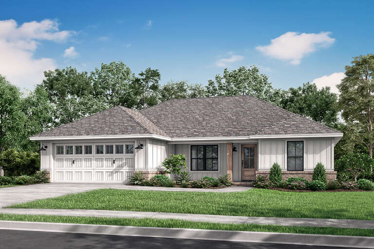 Modern Farmhouse House Plan #041-00285 Elevation Photo