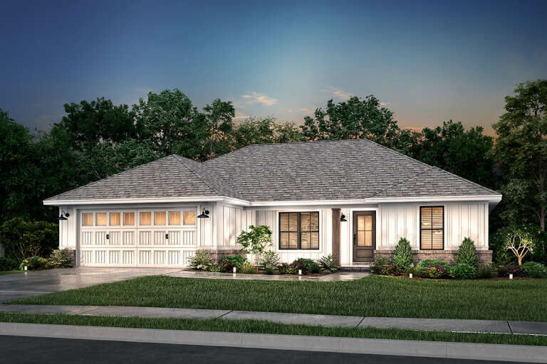 Modern Farmhouse House Plan #041-00285 Elevation Photo
