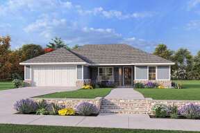 Modern Farmhouse House Plan #041-00285 Elevation Photo