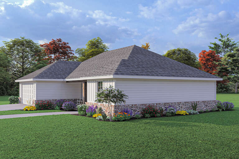 Modern Farmhouse House Plan #041-00285 Elevation Photo