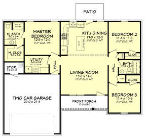 Main Floor  for House Plan #041-00285