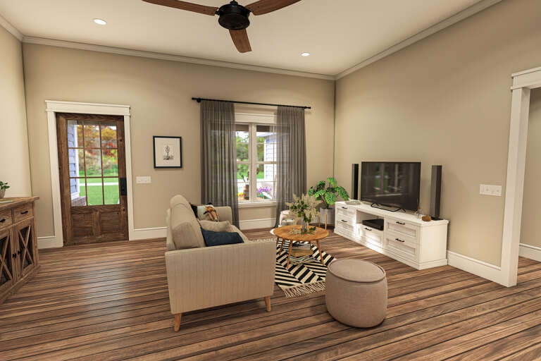 Modern Farmhouse House Plan #041-00285 Additional Photo