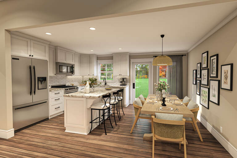 Modern Farmhouse House Plan #041-00285 Additional Photo