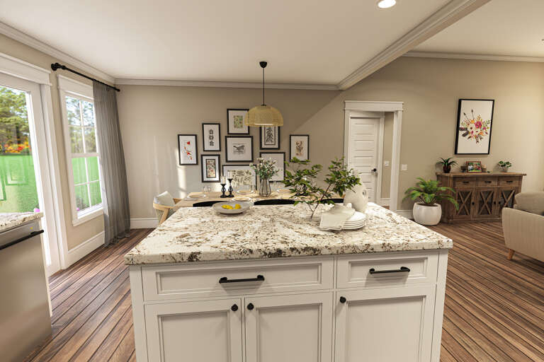 Modern Farmhouse House Plan #041-00285 Additional Photo