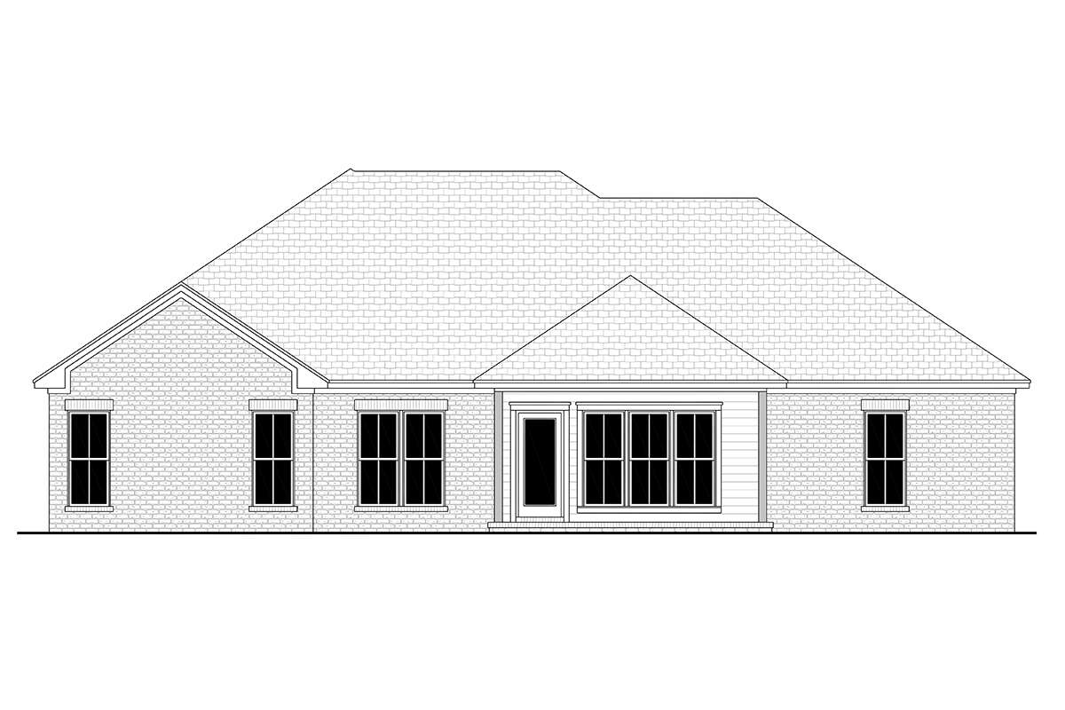 Modern Farmhouse House Plan #041-00286 Elevation Photo