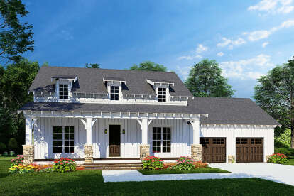 Modern Farmhouse House Plan #8318-00273 Elevation Photo