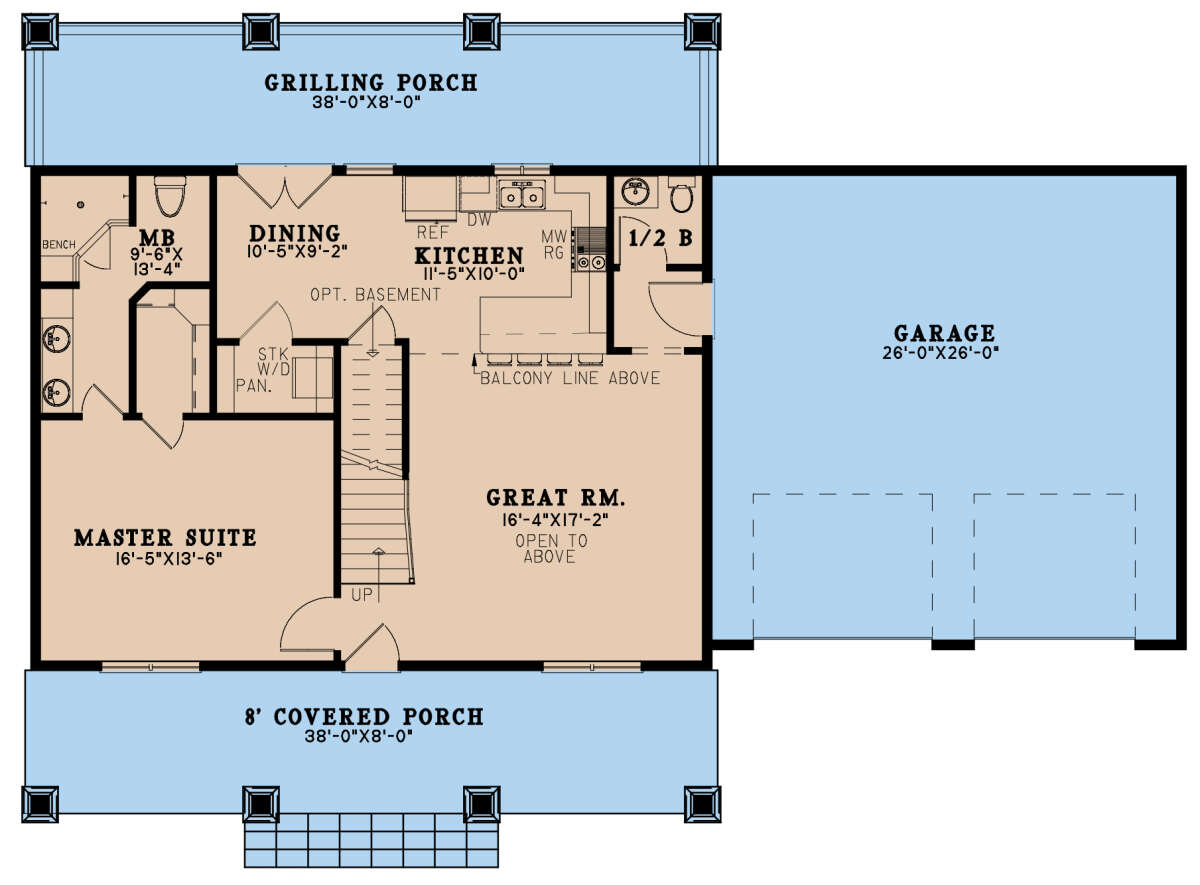 Main Floor  for House Plan #8318-00273