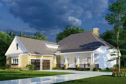 Modern Farmhouse House Plan #8318-00274 Elevation Photo