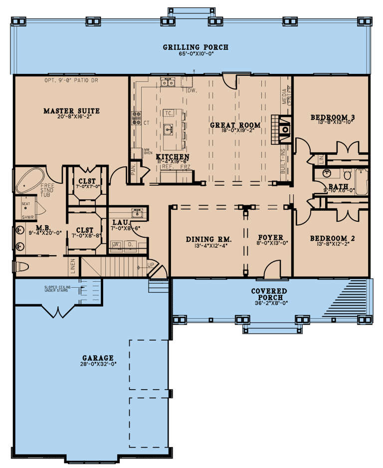 House Plan House Plan #27375 Drawing 1