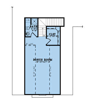 Bonus Room for House Plan #8318-00274
