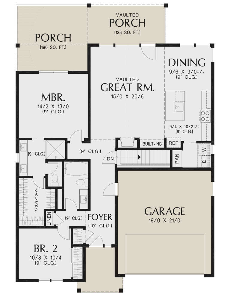 House Plan House Plan #27376 Drawing 1