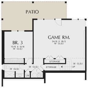 Basement for House Plan #2559-00944
