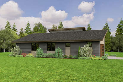 Contemporary House Plan #2559-00945 Elevation Photo