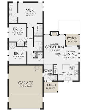 Main Floor  for House Plan #2559-00945