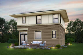 Modern House Plan #2559-00946 Elevation Photo