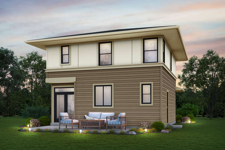 Modern House Plan #2559-00946 Elevation Photo