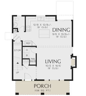 Main Floor  for House Plan #2559-00946