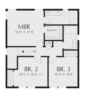 Second Floor for House Plan #2559-00946