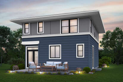 Modern House Plan #2559-00947 Elevation Photo