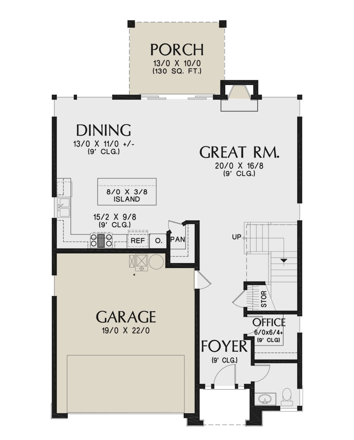 Main Floor  for House Plan #2559-00948