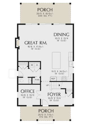 Main Floor  for House Plan #2559-00949