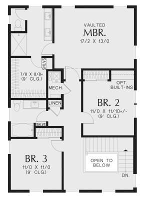 Second Floor for House Plan #2559-00949
