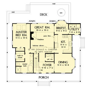 Main Floor  for House Plan #2865-00251