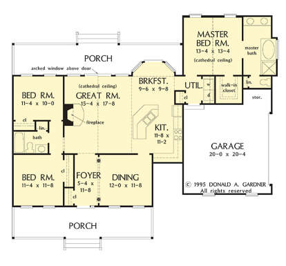 Main Floor  for House Plan #2865-00252