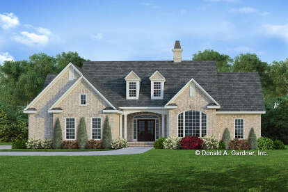 European House Plan #2865-00253 Elevation Photo