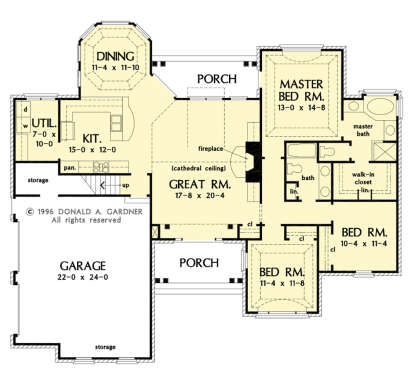 House Plan House Plan #27385 Drawing 1