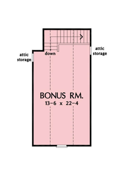 Bonus Room for House Plan #2865-00253