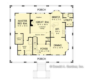 Main Floor  for House Plan #2865-00256