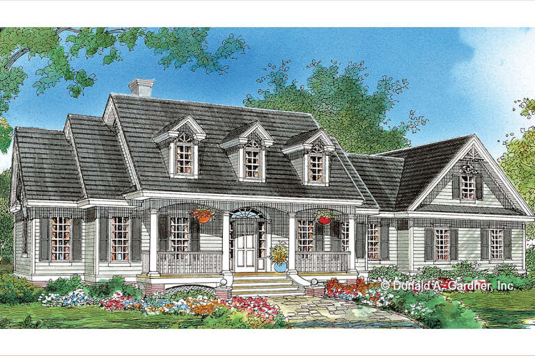Country House Plan #2865-00257 Elevation Photo