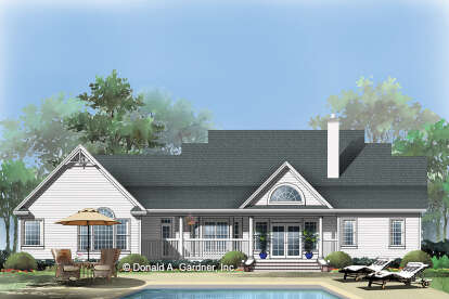 Country House Plan #2865-00257 Elevation Photo