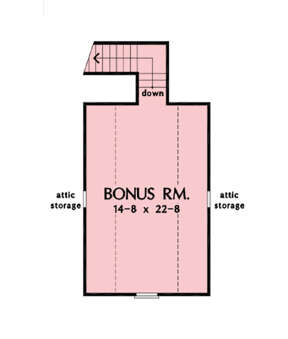 Bonus Room for House Plan #2865-00257