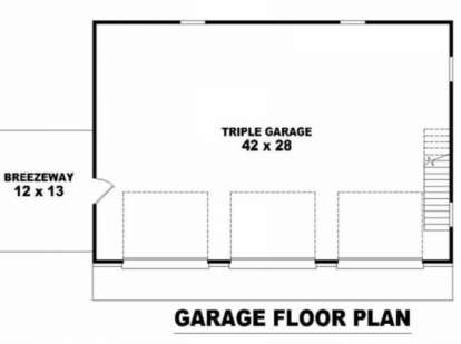 Garage for House Plan #053-00404