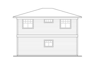 Prairie House Plan #035-01020 Elevation Photo