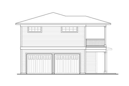 Prairie House Plan #035-01020 Elevation Photo