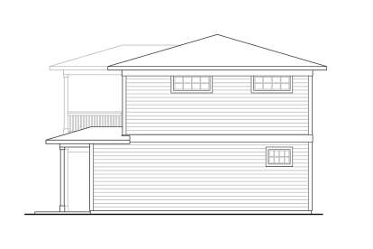 Prairie House Plan #035-01020 Elevation Photo