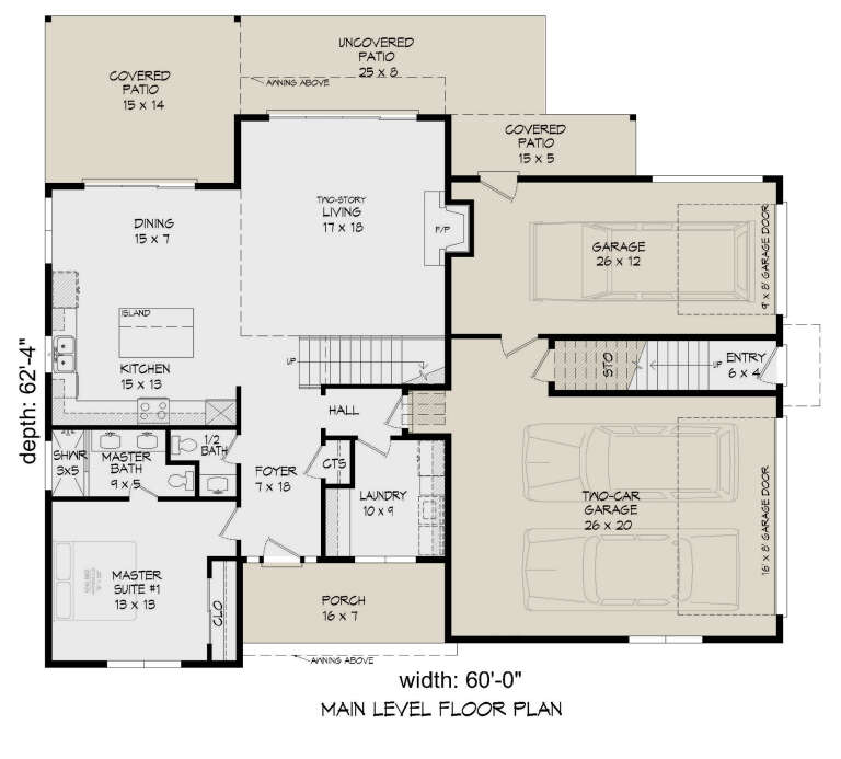 House Plan House Plan #27391 Drawing 1