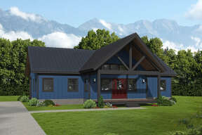 Mountain House Plan #940-00543 Elevation Photo