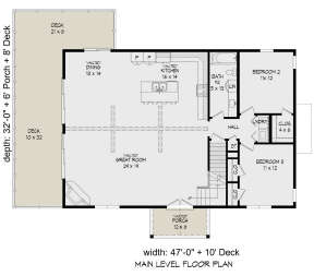 Main Floor  for House Plan #940-00545