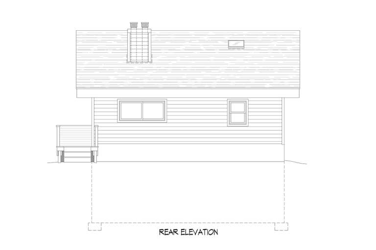 Modern  House Plan #940-00546 Elevation Photo