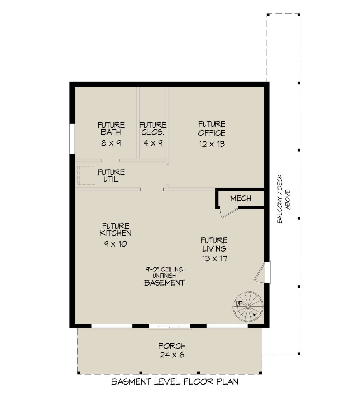 Basement for House Plan #940-00546