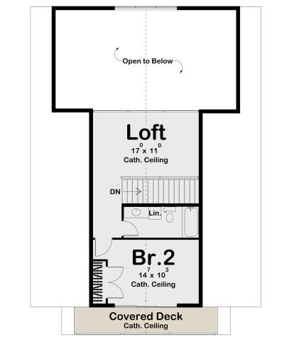 Second Floor for House Plan #963-00659