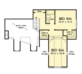 Second Floor for House Plan #2865-00258