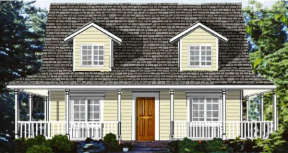 Country House Plan #033-00062 Elevation Photo