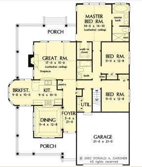 Main Floor  for House Plan #2865-00260