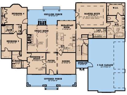 House Plan House Plan #27402 Drawing 1